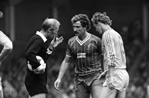English League Division One match at Anfield Liverpool 1 v Nottingham Forest 0 English League Division One match at Anfield Liverpool 1 v Nottingham Forest 0