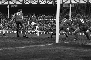 English League Division One match at Goodison Park. Everton 1 v Liverpool 3 English League Division One match at Goodison Park. Everton 1 v Liverpool 3