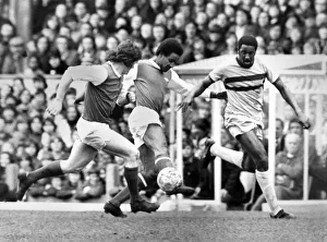 English League Division One match at Highbury. Arsenal 2 v West Ham United 1 English League Division One match at Highbury. Arsenal 2 v West Ham United 1