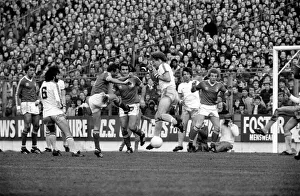 English League Division One match Nottingham Forest v. Aston Villa. Action from the match English League Division One match Nottingham Forest v. Aston Villa. Action from the match