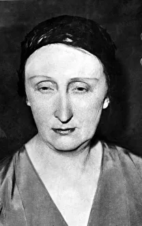 English poet and writer Edith Sitwell. Circa 1935 English poet and writer Edith Sitwell. Circa 1935
