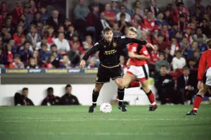 English Premier League match at City Ground. Nottingham Forest 1 v Manchester English Premier League match at City Ground. Nottingham Forest 1 v Manchester