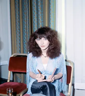 English singer songwriter Kate Bush at the British Rock and Pop Awards English singer songwriter Kate Bush at the British Rock and Pop Awards