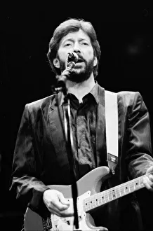 Eric Clapton in concert at the Royal Albert Hall January 1987 Eric Clapton in concert at the Royal Albert Hall January 1987