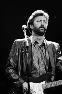 Eric Clapton in concert at the Royal Albert Hall January 1987 Eric Clapton in concert at the Royal Albert Hall January 1987