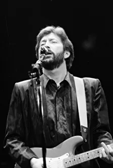 Eric Clapton in concert at the Royal Albert Hall January 1987 Eric Clapton in concert at the Royal Albert Hall January 1987