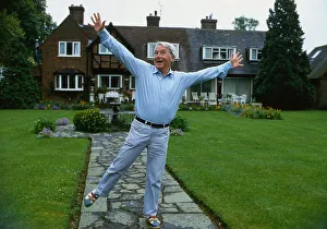 Ernie Wise in his garden at home June 1986 A©mirrorpix Ernie Wise in his garden at home June 1986 A©mirrorpix