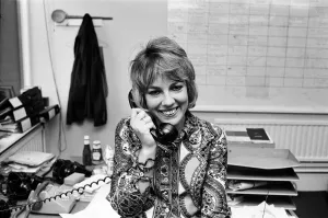 Esther Rantzen pictured at the BBC. 13th October 1971 Esther Rantzen pictured at the BBC. 13th October 1971