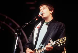 Evan Dando of The Lemonheads on stage at Glastonbury Festival 1994 Evan Dando of The Lemonheads on stage at Glastonbury Festival 1994