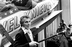 Evel Knievel, the world's highest paid Dare Devil, the legend in the own life time Evel Knievel, the world's highest paid Dare Devil, the legend in the own life time