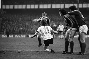 Everton 0 v. Ipswich 0. Division One Football. January 1981 MF01-12-056 Everton 0 v. Ipswich 0. Division One Football. January 1981 MF01-12-056
