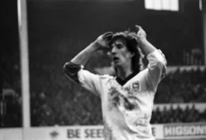 Everton 0 v. Ipswich 0. Division One Football. January 1981 MF01-12-058 Everton 0 v. Ipswich 0. Division One Football. January 1981 MF01-12-058