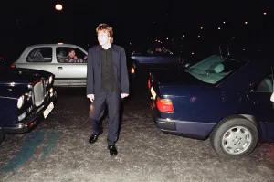 Ewan McGregor arriving at the Trainspotting premier in Scotland. 15th February 1996 Ewan McGregor arriving at the Trainspotting premier in Scotland. 15th February 1996