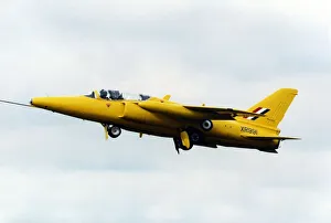 A ex-RAF Folland Gnat T1 training aircraft operated by Intrepid Aviation at the 1998 A ex-RAF Folland Gnat T1 training aircraft operated by Intrepid Aviation at the 1998