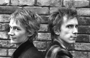 Ex Sex Pistols John Lydon and Keith Levine 1981 Ex Sex Pistols John Lydon and Keith Levine 1981