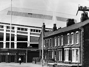 Exterior of Anfield football stadium, home to Liverpool Football Club. 19th May 1980 Exterior of Anfield football stadium, home to Liverpool Football Club. 19th May 1980