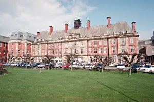 Exterior of the Royal Victoria Infirmary hospital, Newcastle. 3rd April 1996 Exterior of the Royal Victoria Infirmary hospital, Newcastle. 3rd April 1996