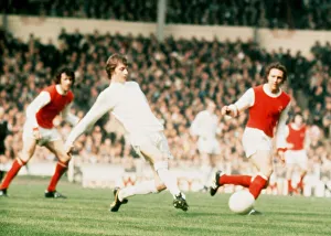 FA Cup final 1972 Leeds 1 v. Arsenal 0. Allan Clarke of Leeds on the ball FA Cup final 1972 Leeds 1 v. Arsenal 0. Allan Clarke of Leeds on the ball