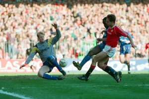 FA Cup. Manchester United 3 v Oldham Athletic 3. 8th April 1990 FA Cup. Manchester United 3 v Oldham Athletic 3. 8th April 1990