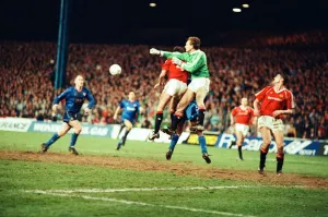 FA Cup Replay. Manchester United 2 v. Oldham Athletic 1. 11th April 1990 FA Cup Replay. Manchester United 2 v. Oldham Athletic 1. 11th April 1990