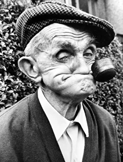 One of the faces of champion gurner Dai Llewellyn, of Mountain Ash One of the faces of champion gurner Dai Llewellyn, of Mountain Ash