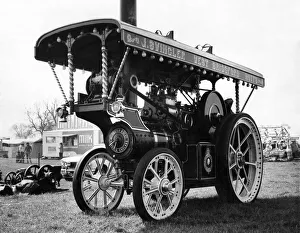 Fairground Steam traction engine, 30th May 1973 Fairground Steam traction engine, 30th May 1973