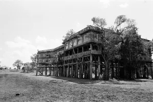The famous Treetops Hotel at Aberdare National Park in Kenya. February 1971 The famous Treetops Hotel at Aberdare National Park in Kenya. February 1971