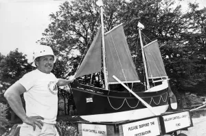 A famous West Wales lifeboat will be launched on a new career as the centrepiece of a A famous West Wales lifeboat will be launched on a new career as the centrepiece of a