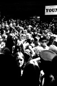 Fans mobbed Ebenezers Boutique in Silver Street, Durham when Adam Faith came to open it Fans mobbed Ebenezers Boutique in Silver Street, Durham when Adam Faith came to open it