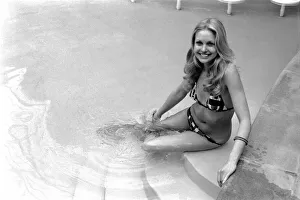 Fashion: Miss South Africa (Miss World). Annaline Kriel. March 1975 75-01350-019 Fashion: Miss South Africa (Miss World). Annaline Kriel. March 1975 75-01350-019