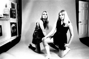 A fashion shoot from 13 April 1970 - Models wear dresses with knee lenght boots A fashion shoot from 13 April 1970 - Models wear dresses with knee lenght boots