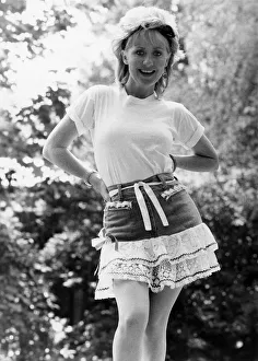 Fashion Skirt: Frilly Lulu in her t-shirt, hat and Acrobat rara skirt costing £32 Fashion Skirt: Frilly Lulu in her t-shirt, hat and Acrobat rara skirt costing £32