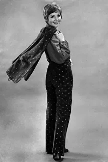 Fashionable pop stars Lulu wearing her favourite outfit. January 1972 P035543 Fashionable pop stars Lulu wearing her favourite outfit. January 1972 P035543