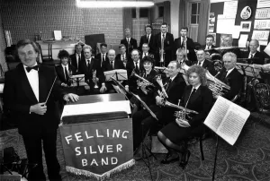 The Felling Silver Band, (brass band). Three years of hard work is paying off for The Felling Silver Band, (brass band). Three years of hard work is paying off for