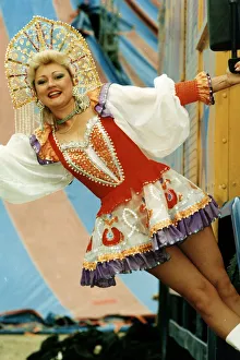 One of the female performers from the Moscow state Circus, which is visiting Teesside One of the female performers from the Moscow state Circus, which is visiting Teesside