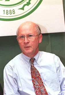 Fergus McCann August 1998 Celtic Football Chairman at news press conference photocall Fergus McCann August 1998 Celtic Football Chairman at news press conference photocall