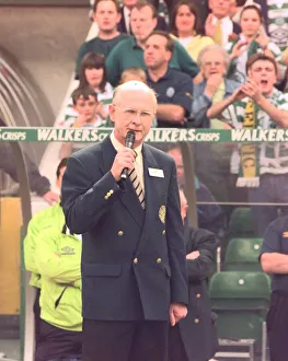 Fergus McCann Celtic versus Dunfermline 1st August 1998 Celtic chairman speaking as Fergus McCann Celtic versus Dunfermline 1st August 1998 Celtic chairman speaking as