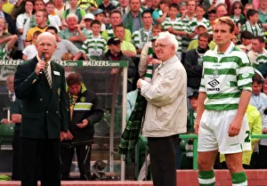 Fergus McCann with pensioner Owen Nugent August 1998 Fergus McCann with pensioner Owen Nugent August 1998