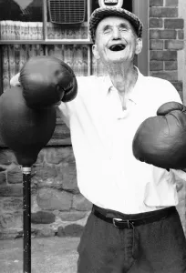 Fiery Jackie Mcguire was ejected at his local pub for having a fight with landlord Fiery Jackie Mcguire was ejected at his local pub for having a fight with landlord