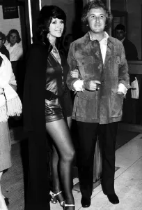 Film Producer Michael Winnner is accompanied by model Valli Kemp at a Film Premiere of Film Producer Michael Winnner is accompanied by model Valli Kemp at a Film Premiere of