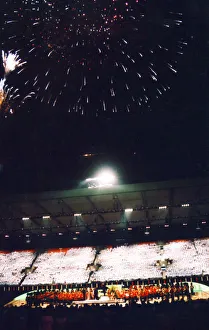 Part of the Finale of the Cor World Choir concert at Cardiff Arms Park, 23rd May 1992 Part of the Finale of the Cor World Choir concert at Cardiff Arms Park, 23rd May 1992