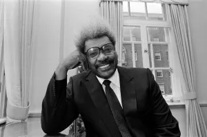 Flamboyant Boxing promoter Don King. 15th July 1986 Flamboyant Boxing promoter Don King. 15th July 1986