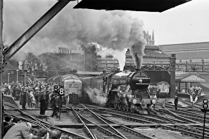 The Flying Scotsman leaves London King Cross at 10am for Edinburgh on it' The Flying Scotsman leaves London King Cross at 10am for Edinburgh on it'