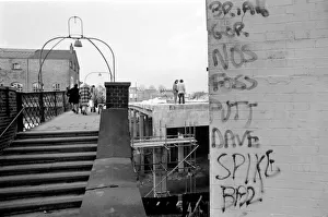 Football Graffiti. February 1975 75-01054-005 Football Graffiti. February 1975 75-01054-005