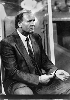 Football manager Ron Atkinson at Palace. March 1988 P017053 Football manager Ron Atkinson at Palace. March 1988 P017053