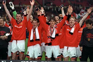 Football - Manchester United's Gary Pallister, Nicky Butt Football - Manchester United's Gary Pallister, Nicky Butt