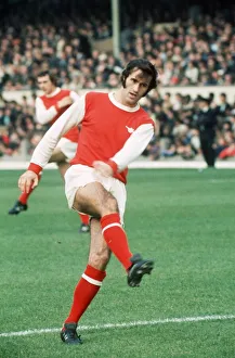 Footballer George Graham in action, 1971. Arsenal v Newcastle Footballer George Graham in action, 1971. Arsenal v Newcastle