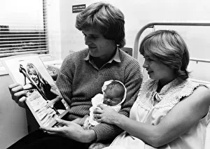 Footballer Gordon McQueen with his wife Yvonne and their new born daughter Hayley McQueen Footballer Gordon McQueen with his wife Yvonne and their new born daughter Hayley McQueen