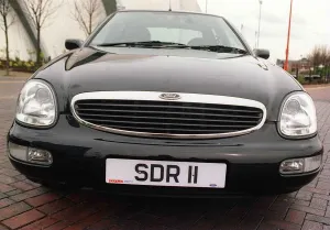 FORD SCORPIO front view March 1998 Radiator grille SDR 11 number plate Ford FORD SCORPIO front view March 1998 Radiator grille SDR 11 number plate Ford