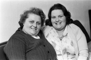 Foster mums Irene Bowen and Margaret Hickson from Kings Norton, Birmingham Foster mums Irene Bowen and Margaret Hickson from Kings Norton, Birmingham